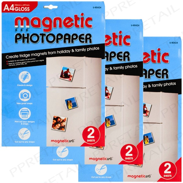 A4 Gloss Magnetic Print Paper